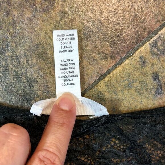 Ambiance Maternity Gray Long Sleeve Lace Sleeves Shoulders Back Size XL - Picture 10 of 11